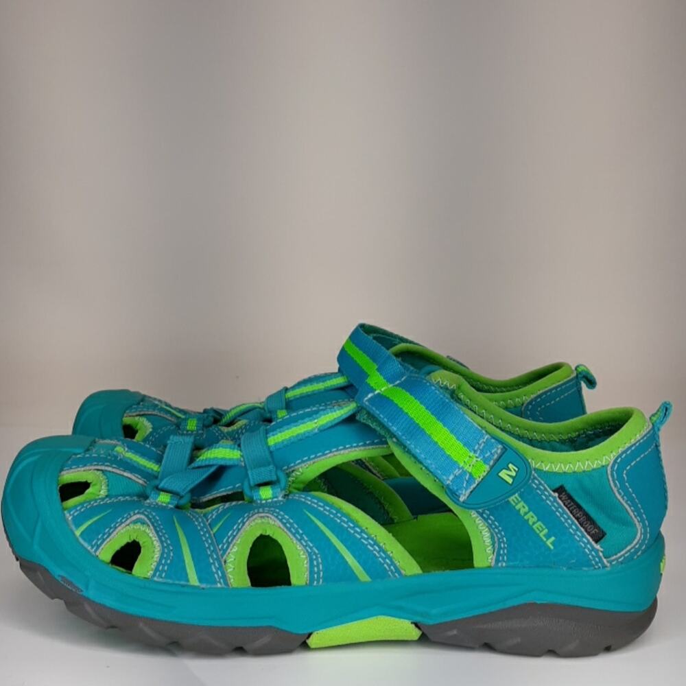 Merrell Hydro Waterproof Hiking Sandals Women's Size 5M Teal Blue Green